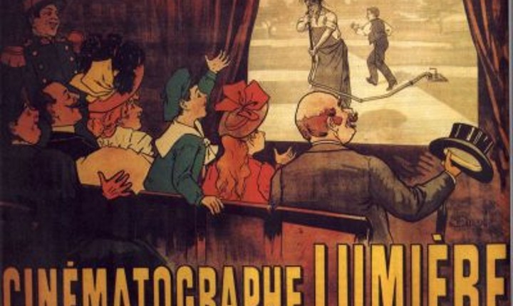 Affiche pour le cinématographe lumière